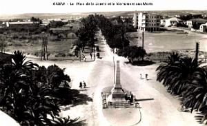 Arzew - Place de la Liberte et Monument aux Morts